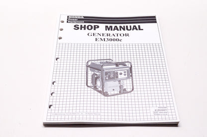 OEM Honda 61Z0300Y Power Equipment Service Shop Manual Generator EM3000C