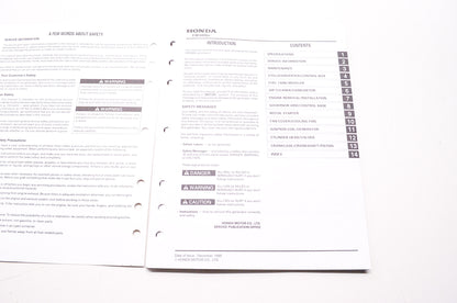 OEM Honda 61Z0300Y Power Equipment Service Shop Manual Generator EM3000C