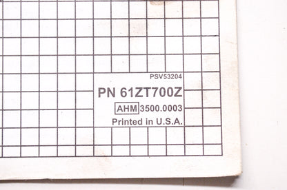 Honda Power Equipment Service Shop Manual Generator Supplement EU2600i EU3000is