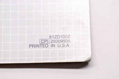 OEM Honda 61ZD100Z Power Equipment Service Shop Manual Generator EB6500 Suppleme
