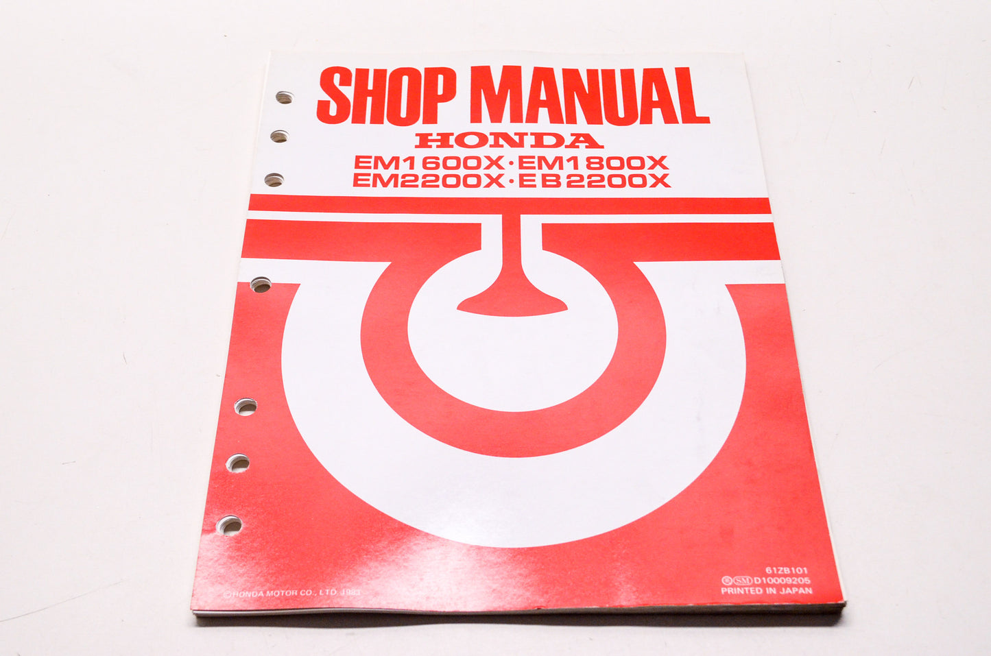 Honda Power Equipment Service Shop Manual EM1600X EM1800X EM2200X EB2200X