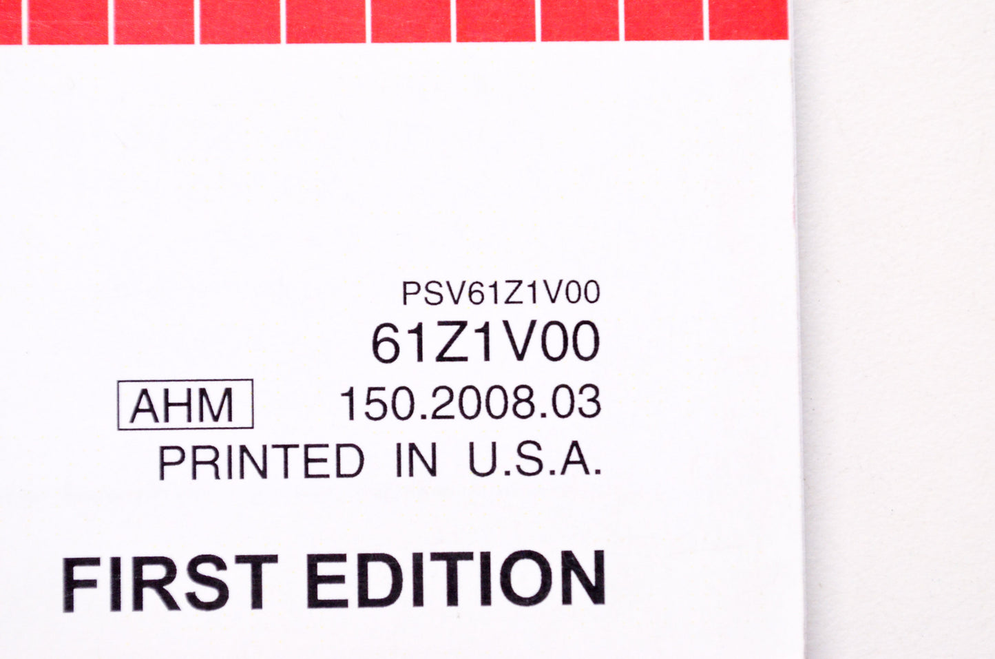OEM Honda 61Z1V00 GXV160UH2 Service Manual