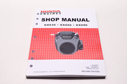Honda Engines Service Shop Manual GX630 GX660 GX690 2nd Edition