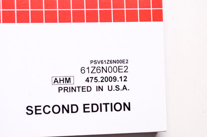Honda Engines Service Shop Manual GX630 GX660 GX690 2nd Edition