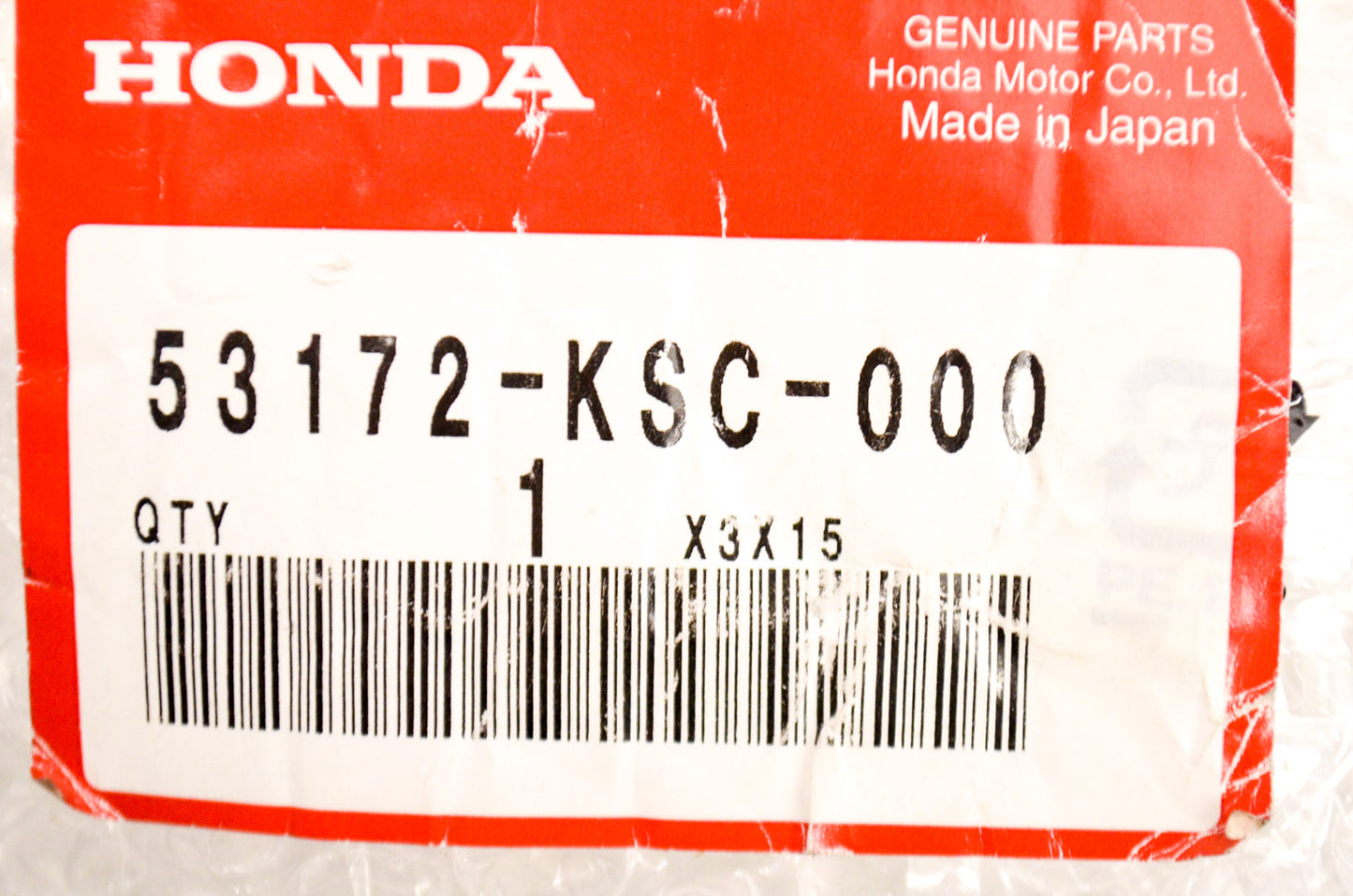 OEM Honda 53172-KSC-000 Left Bracket NOS