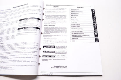 OEM Honda 61Z2E00 IGX440 Service Manual