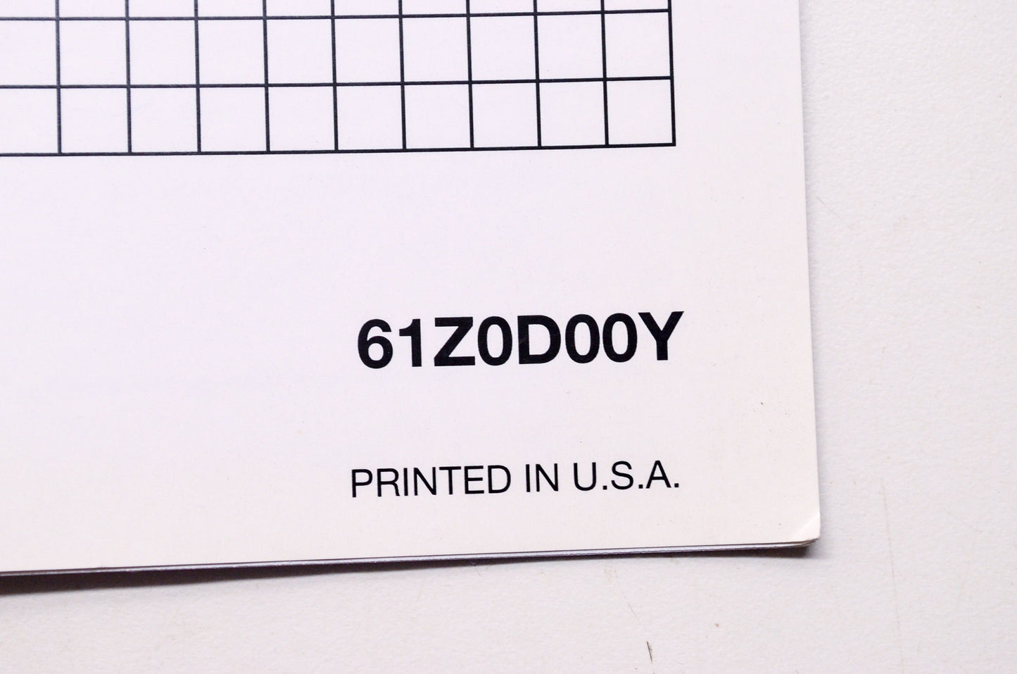 OEM Honda 61Z0D00Y Power Equipment Shop Service Repair Manual Engine Rammer GX10