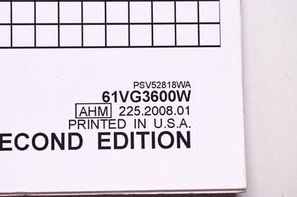 Honda Shop Service Repair Manual HRR216K3VXA HRR216K5VXA Supplement 2nd Edition