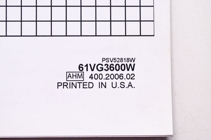 Honda Shop Service Repair Manual HRR216K3VXA Supplement