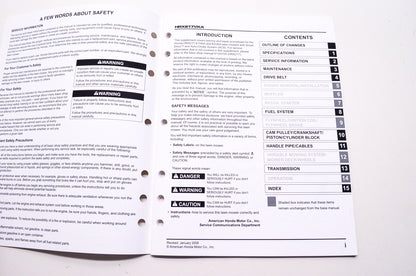 Honda Shop Service Repair Manual HRX217VKA Supplement 2nd Edition