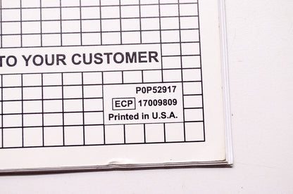 OEM Honda P0P52917, 17009809, 31BK4600 Operator's Manual BK4148A Side Blower NOS
