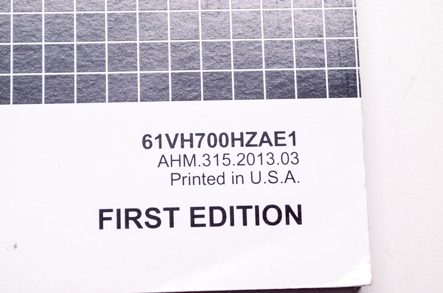 Honda Shop Service Repair Manual HRX217HZA 1st Edition