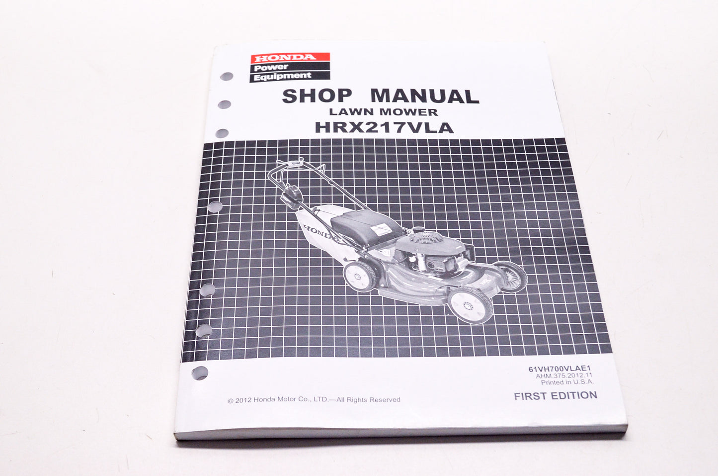 OEM Honda 61VH700VLAE1 Shop Service Repair Manual HRX217VLA 1st Edition