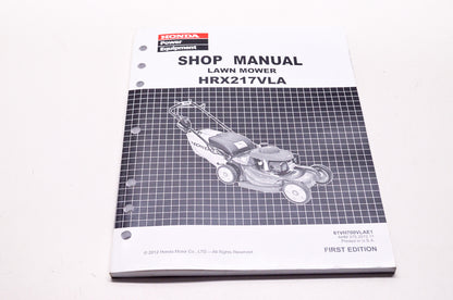 OEM Honda 61VH700VLAE1 Shop Service Repair Manual HRX217VLA 1st Edition