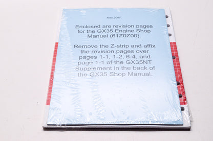 GX35 Service Manual NOS