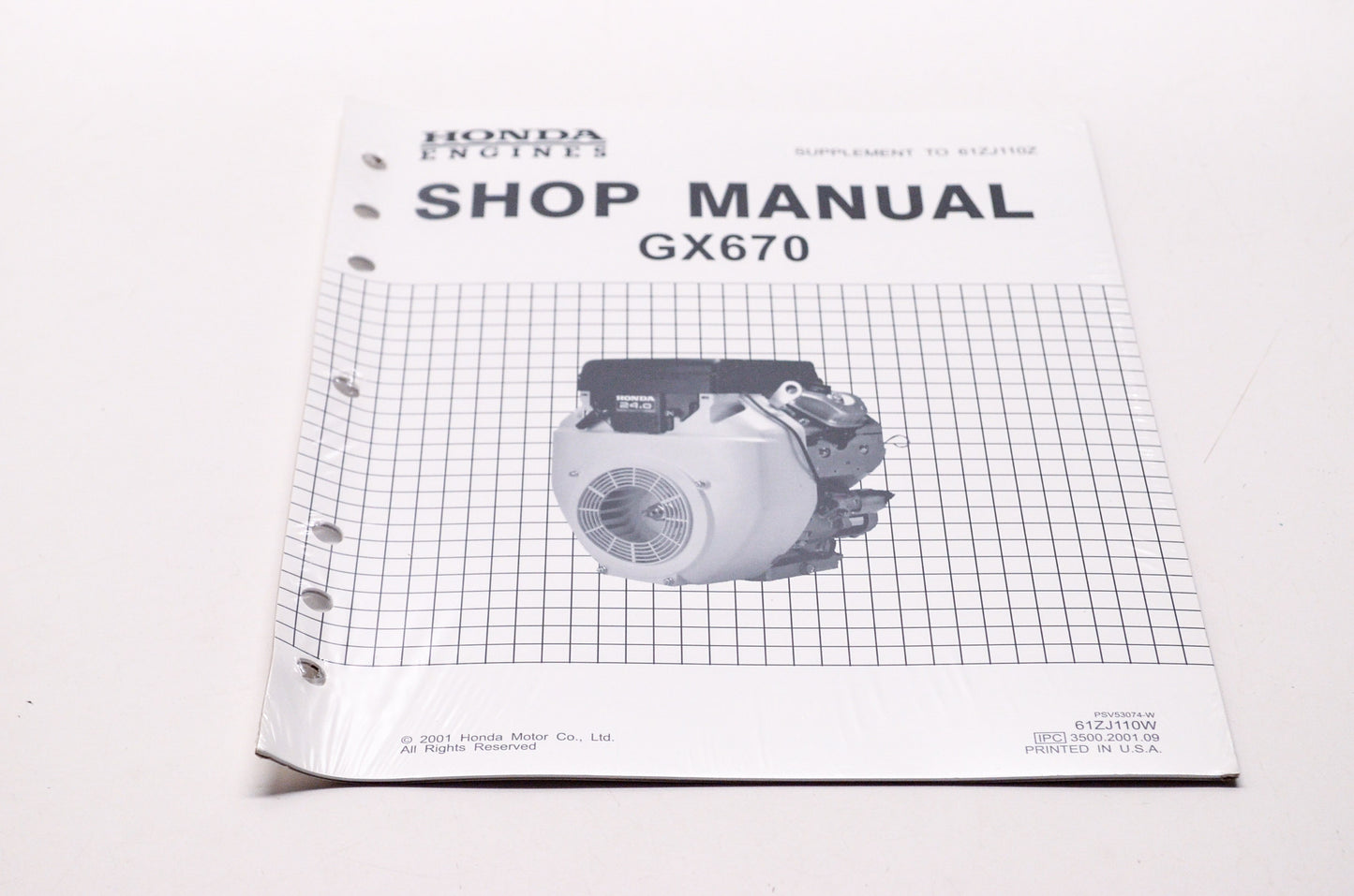GX670 Engine Shop Manual NOS