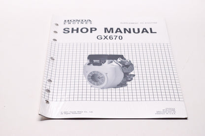 GX670 Engine Shop Manual NOS