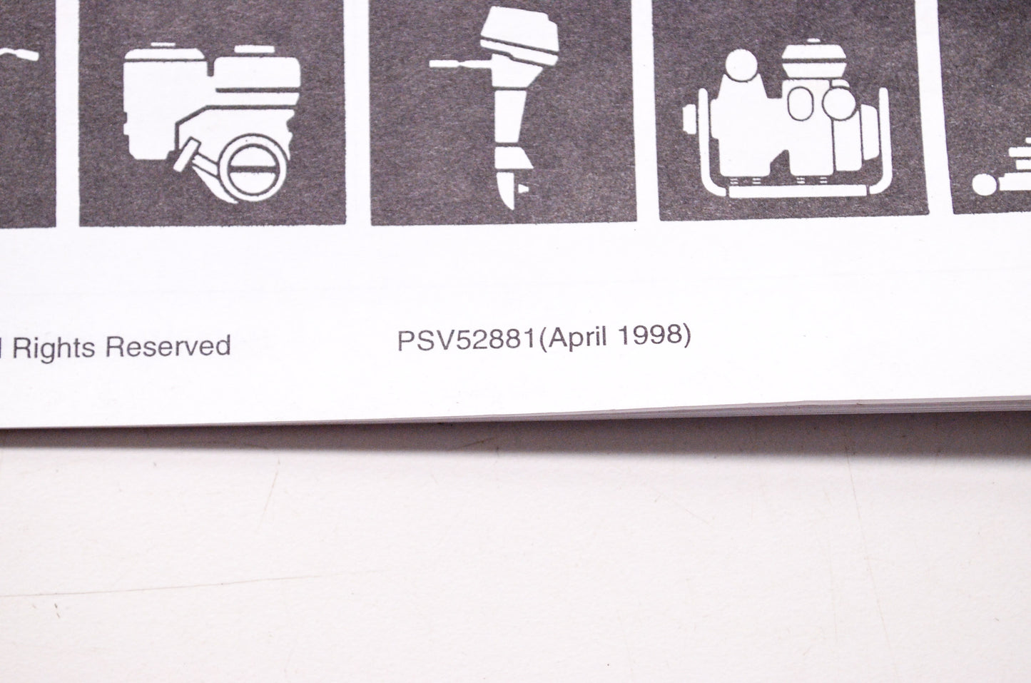 OEM Honda PSV52881 Provisional Service Information Lawn Tractor HA4118H38A HA412