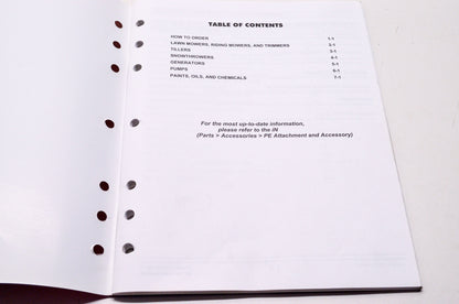 OEM Honda 00X00-HPE-P011 Power Equipment 2011 Accessory Catalog