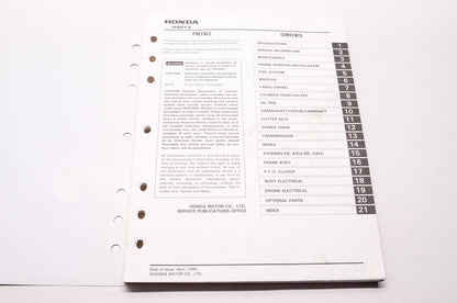 OEM Honda 6175860 Shop Service Repair Manual Lawn Tractor H4013