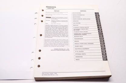 Honda Shop Service Repair Manual Lawn Tractor H4518H