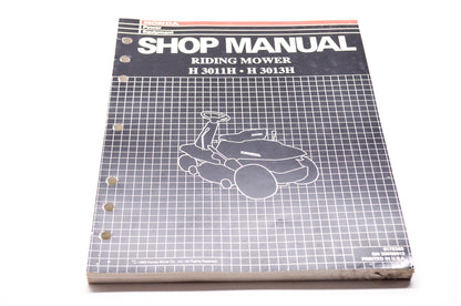 Honda Shop Service Repair Manual Riding Mower H 3011H H 3013H