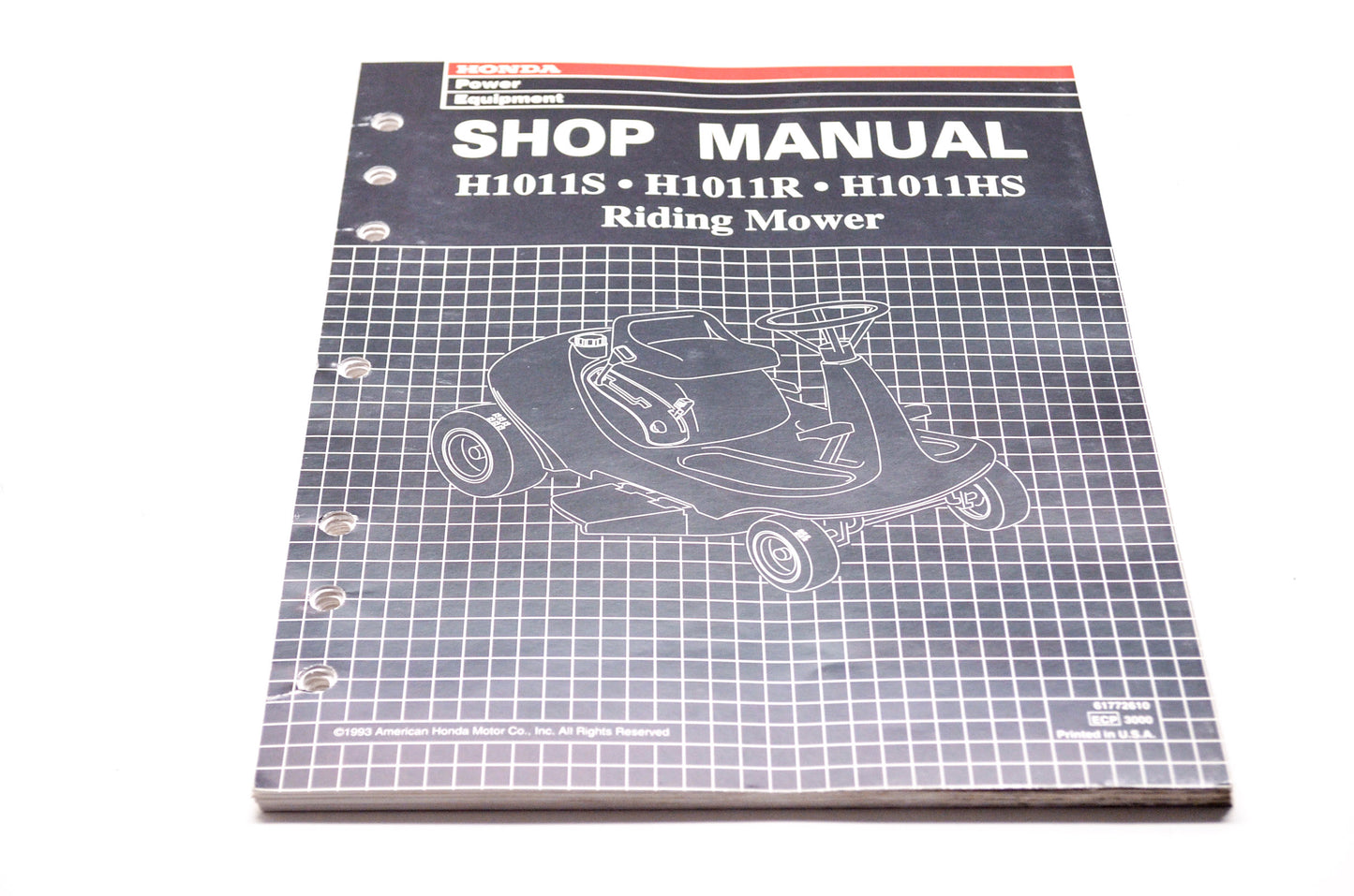 OEM Honda 61772610 Service Manual H1011H