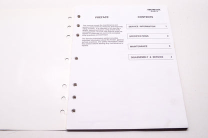 OEM Honda 61772610 Service Manual H1011H