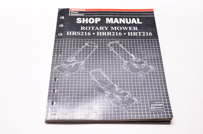 OEM Honda Shop Manual Rotary Mower HRS216 HRR216 HRT216