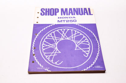 Honda Shop Service Repair Manual MT250