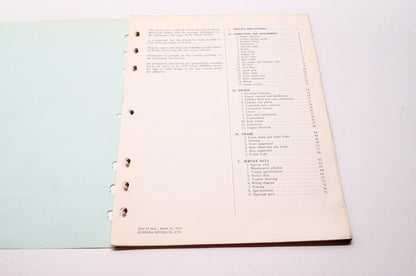 OEM Honda 6137601 Service Manual TL250'76
