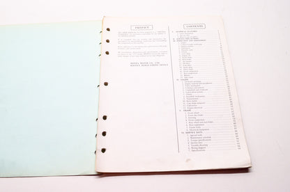 OEM Honda 6137501 Service Manual CB500T,'T76