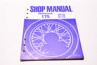 Honda Shop Service Repair Manual 175 CB175 CL175 SL175