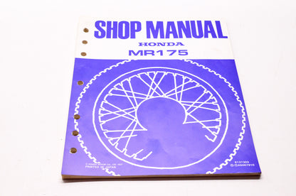 OEM Honda 6137303 MR175-'76-'77 Service Manual