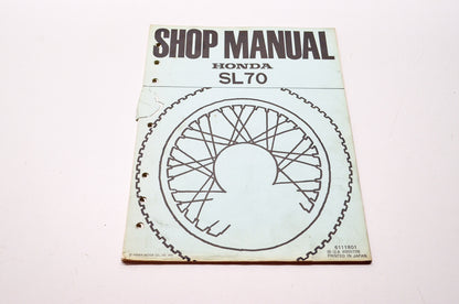 OEM Honda 6111801 SL/XL70 K1-'76 Service Manual