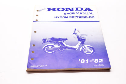 OEM Honda 6118701 NX50M'81-'82 Service Manual