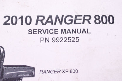 OEM Polaris 9922525 Service Manual 10 Ranger 4X4/6X6 800EFI
