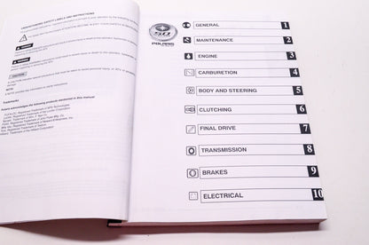 OEM Polaris 9919504 Service Manual 06 Sportsman 6X6