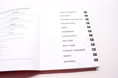 OEM Polaris 9921850 Service Manual 09 Sportsman Xp 850