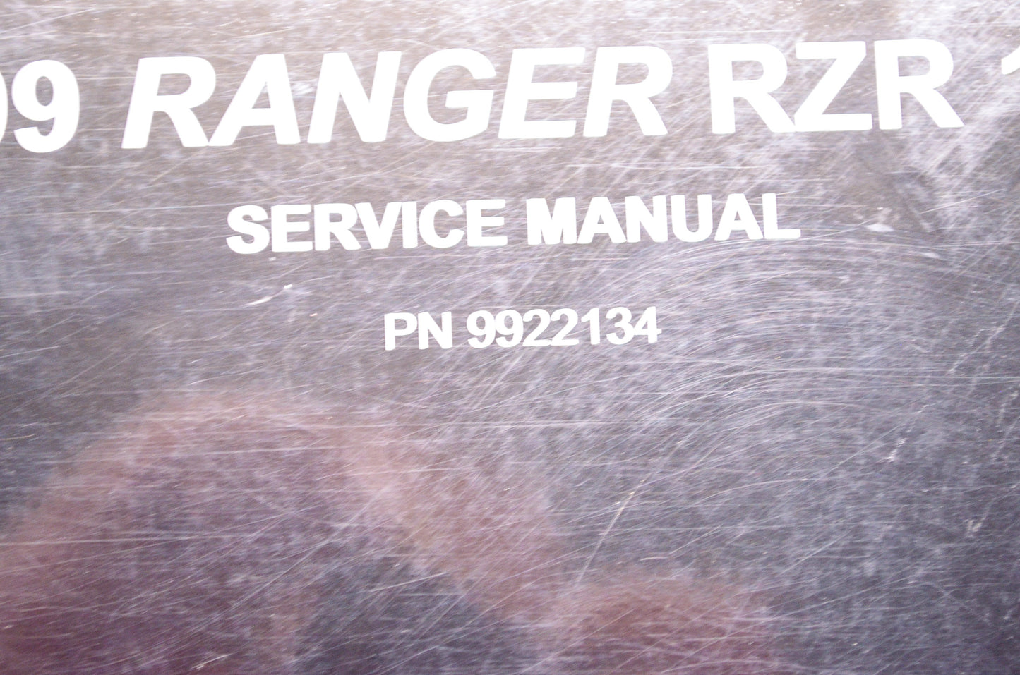OEM Polaris 9922134 Service Manual 09 Ranger ZR 170