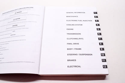 OEM Polaris 9923067 Service Manual 11 Sportsman 850