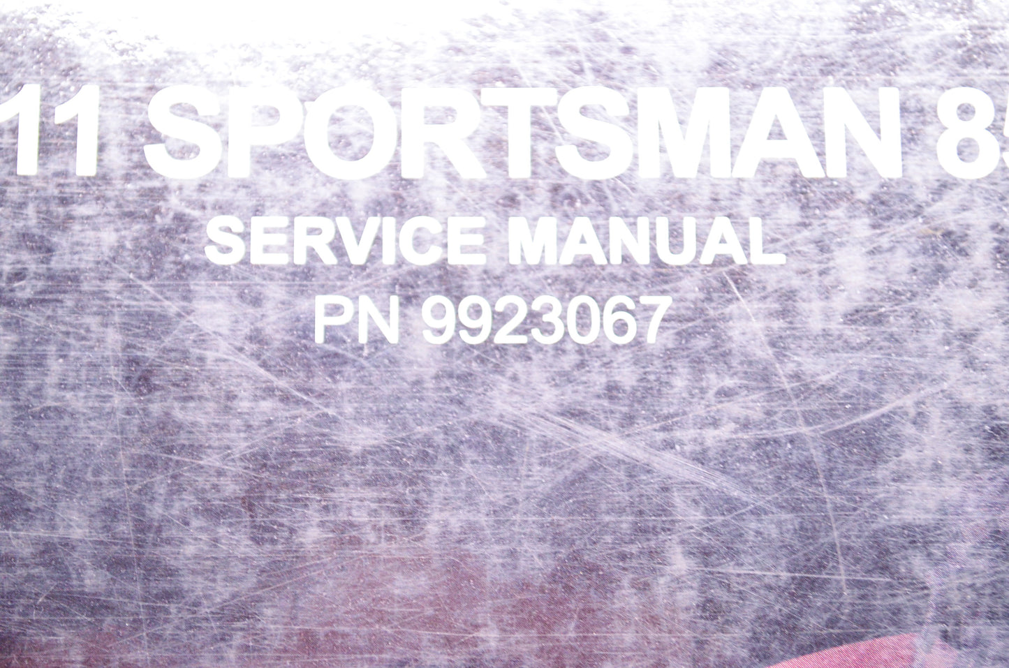 OEM Polaris 9923067 Service Manual 11 Sportsman 850