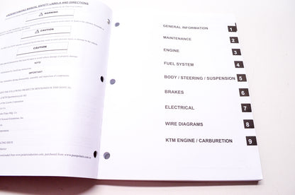 OEM Polaris 9921126 Chassis Service Manual 07 Outlaw 525