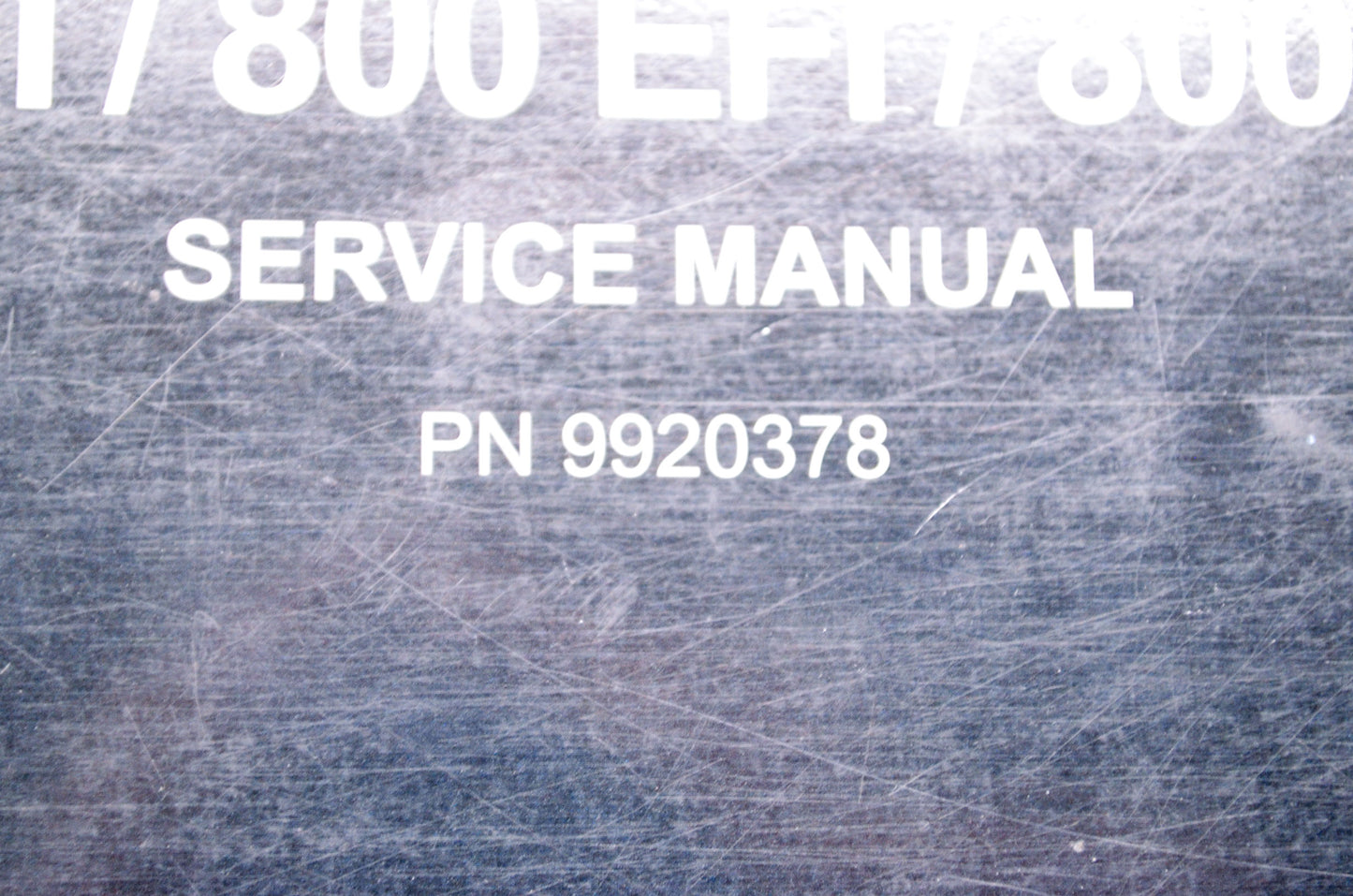 OEM Polaris 9920378 Service Manual 07 Sportsman 700/800 EFI