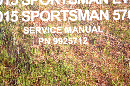 OEM Polaris 9925712 Service Manual 14-15 SPMN ETX/570/UTE