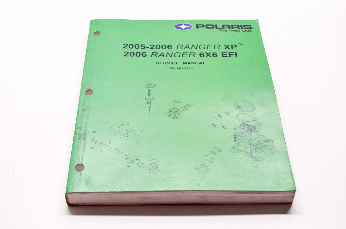 OEM Polaris 9920224 Service Manual 05-06 Ranger 700 4X4/6X