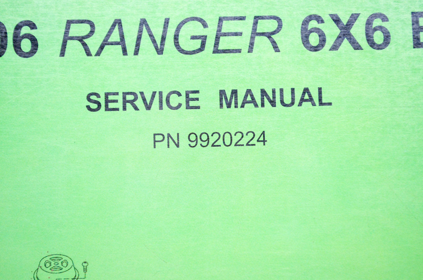 OEM Polaris 9920224 Service Manual 05-06 Ranger 700 4X4/6X