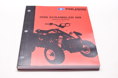 OEM Polaris 9921304 Service Manual 08 Scrambler 5004X4 Intl NOS