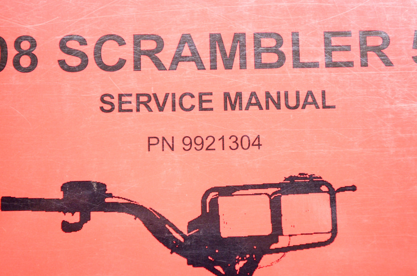 OEM Polaris 9921304 Service Manual 08 Scrambler 5004X4 Intl NOS