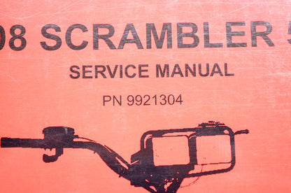 OEM Polaris 9921304 Service Manual 08 Scrambler 5004X4 Intl NOS